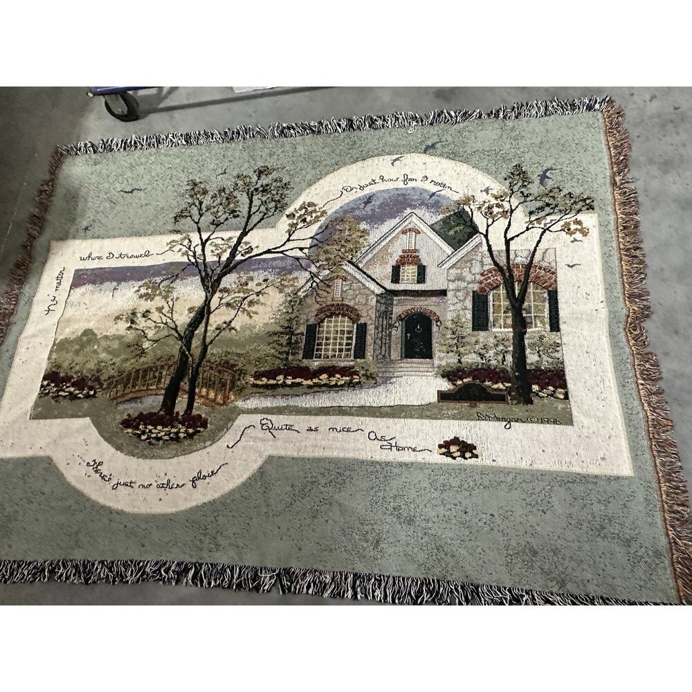 There's No Place Like Home, Morgan, 1996, Tapestry, Wall Hanging ~ 250622-WH 337